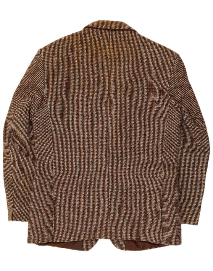 Dunn &Co Ανδρικό μπουφάν Harris Tweed Blazer UK 38 Medium Brown Houndstooth