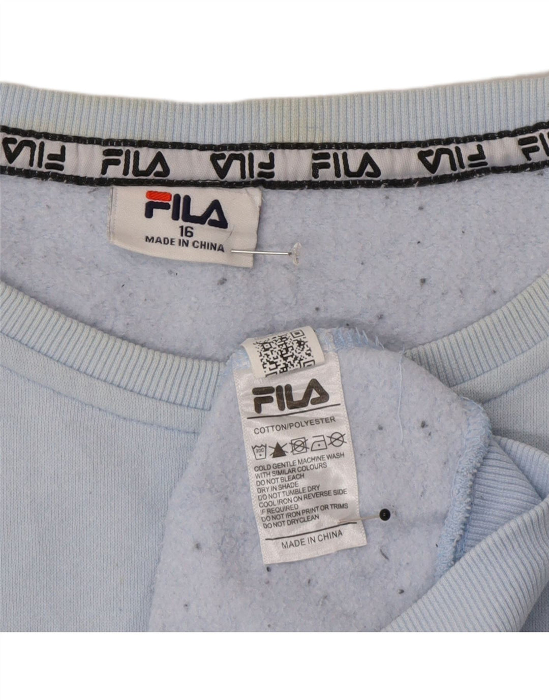 Γυναικεία Γυναικεία Φούτερ με γραφικό Crop Jumper UK 16 Large Blue