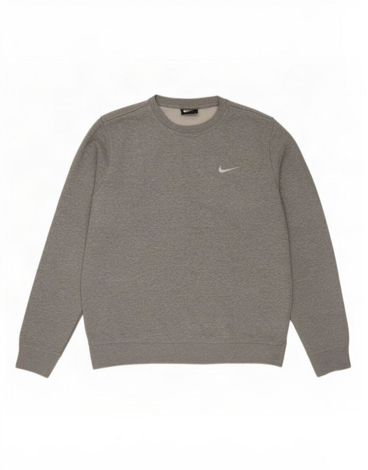 Ανδρικό φούτερ Nike Jumper, βαμβακερό μεσαίο γκρι