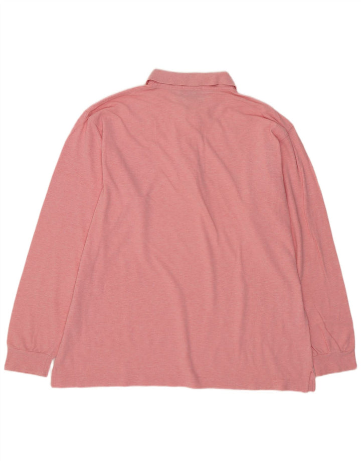 SERGIO TACCHINI Ανδρικό μακρυμάνικο μπλουζάκι πόλο EU 52 μεγάλο ροζ