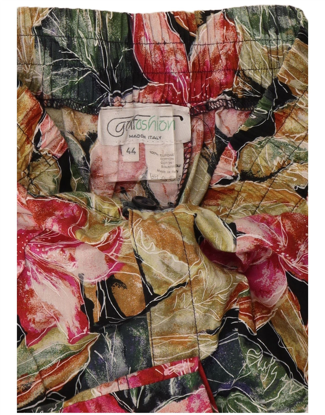 Vintage Γυναικείο Σορτς Βερμούδα IT 44 Medium W28 Πολύχρωμο Floral