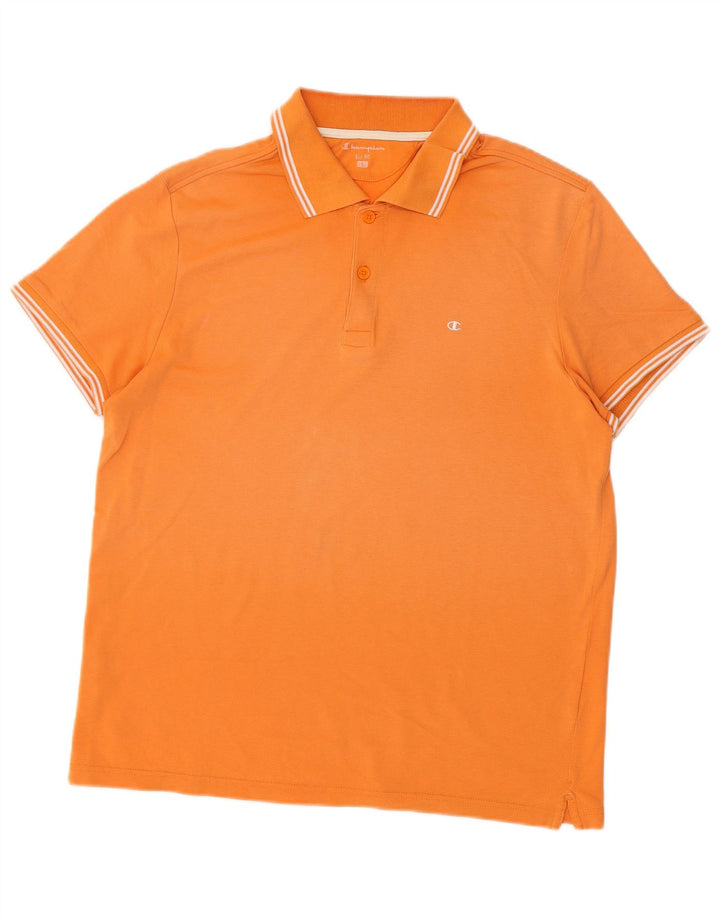 CHAMPION Ανδρικό πουκάμισο πόλο Easy Fit σε μεγάλο πορτοκαλί