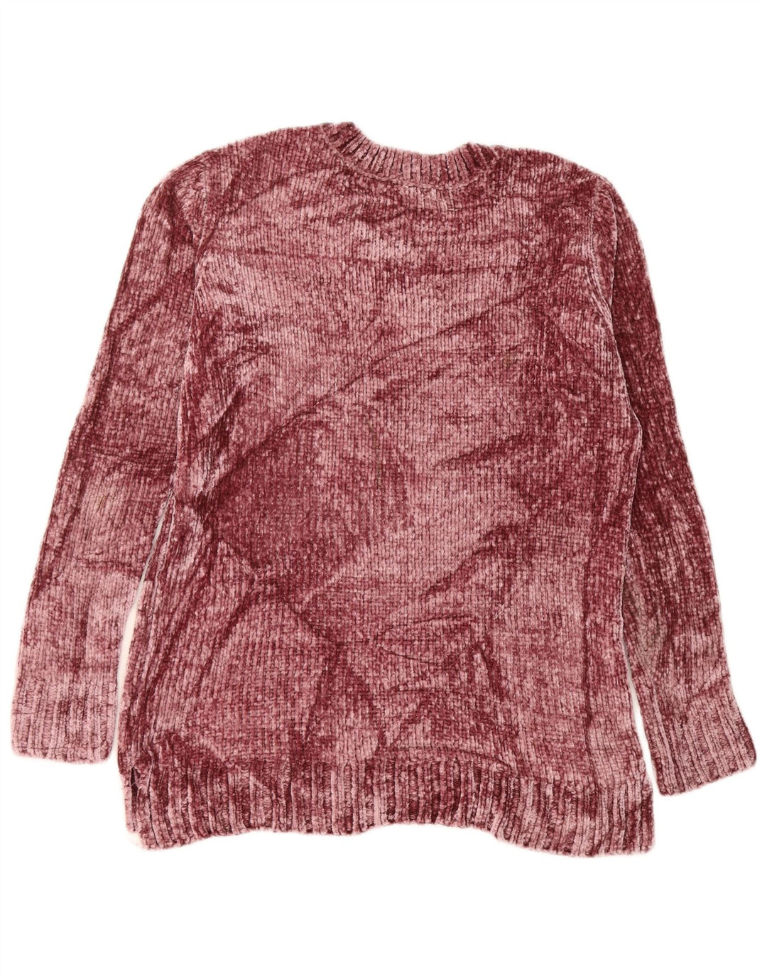 ORVIS Γυναικείο πουλόβερ με λαιμόκοψη με V λαιμόκοψη UK 14 Medium Maroon Πολυεστέρας