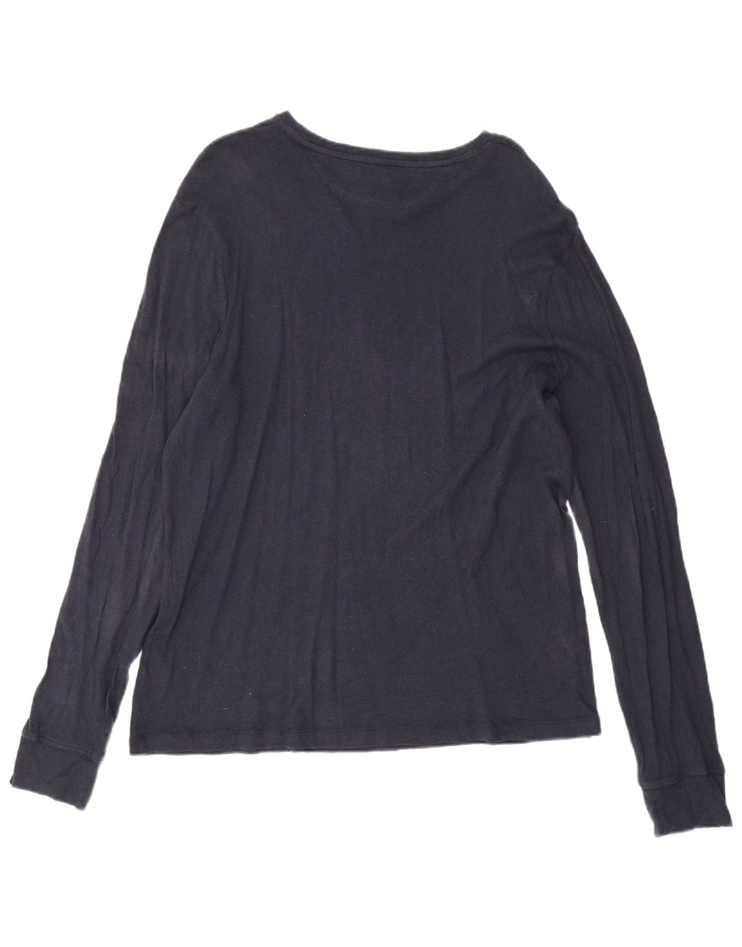 Ανδρικό τοπ J. Crew μακρυμάνικο XL Navy Blue Cotton