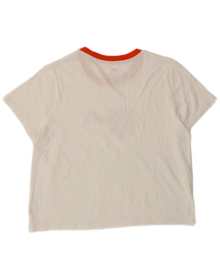 Γυναικείο γραφικό T-Shirt Levi's Top UK 10 Small White