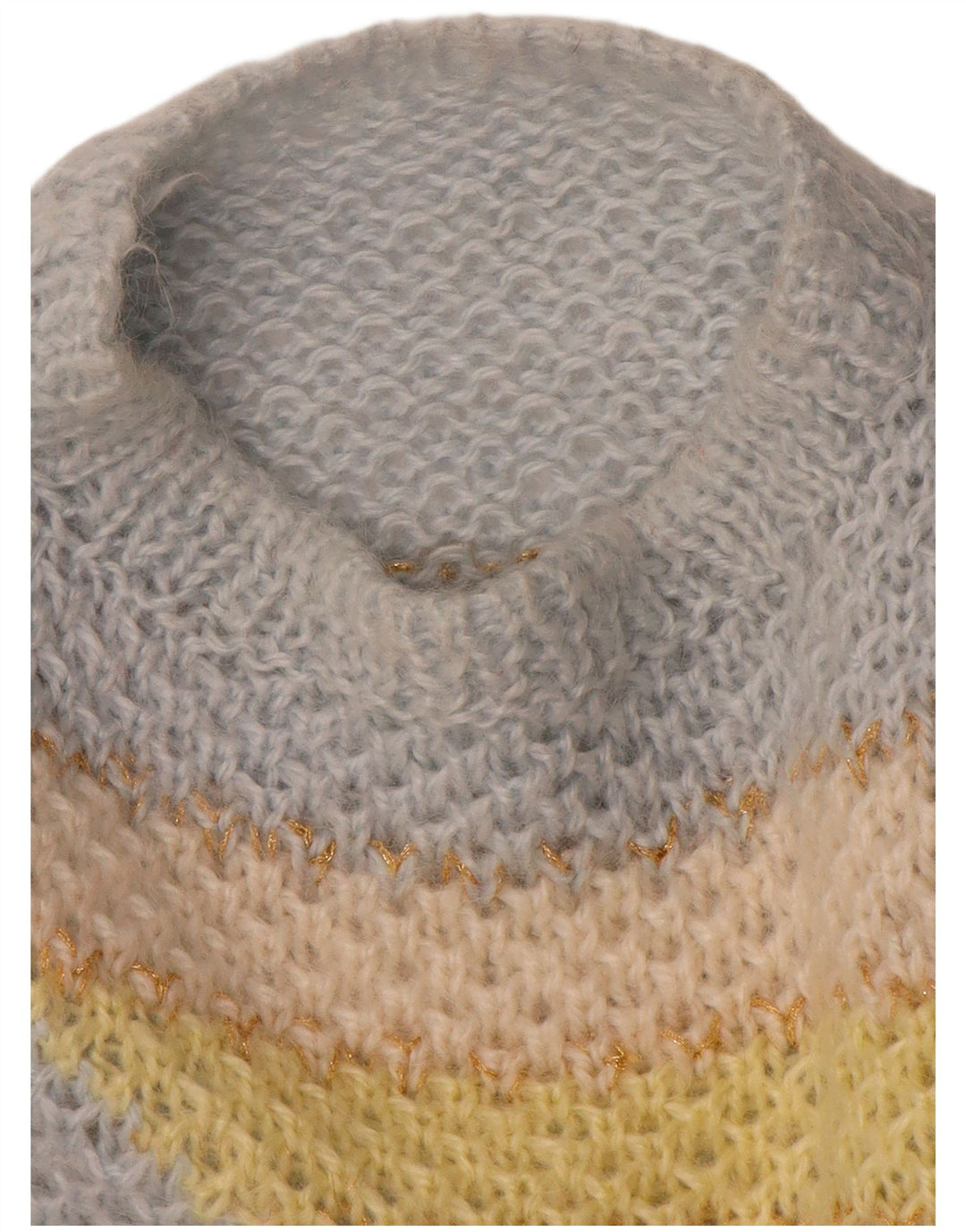 Vintage γυναικείο πουλόβερ με λαιμόκοψη UK 16 μεγάλο μπλε χρώμα