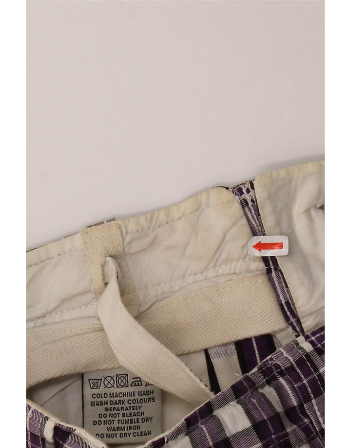 Ανδρικό σορτς Chino SUPERDRY Μεγάλο W36 Μωβ βαμβακερό