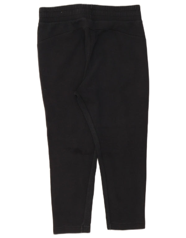 Puma Γυναικεία φόρμα Crop Παντελόνι Joggers UK 14 Large Black Cotton