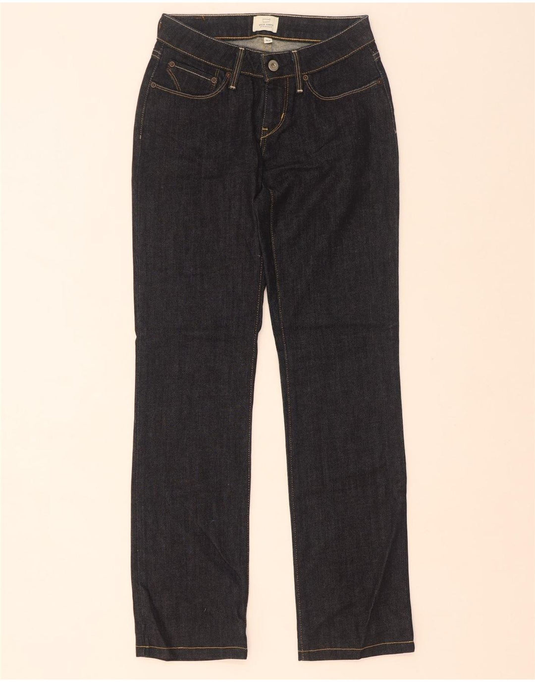 Levi's Womens Bold Curve Straight Jeans W25 L32 Μαύρο βαμβακερό