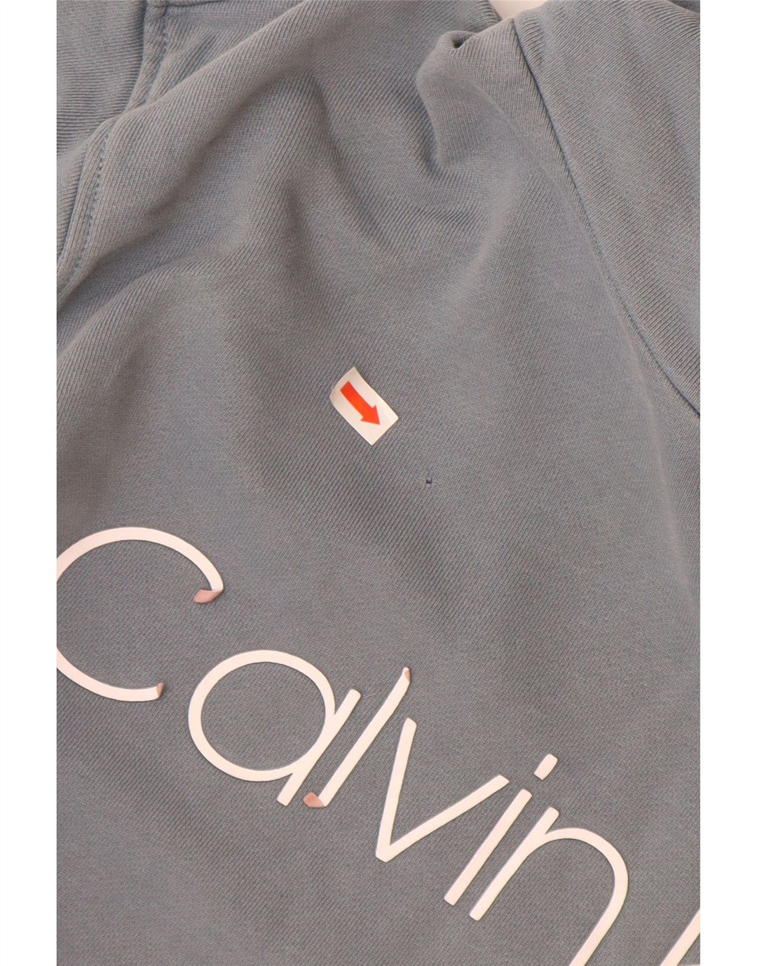 CALVIN KLEIN Ανδρικό γραφικό μπλουζάκι με κουκούλα μικρό μπλε