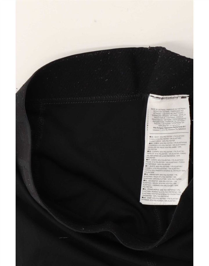Γυναικεία γραφικά κολάν Nike UK 10 Small Black Polyester