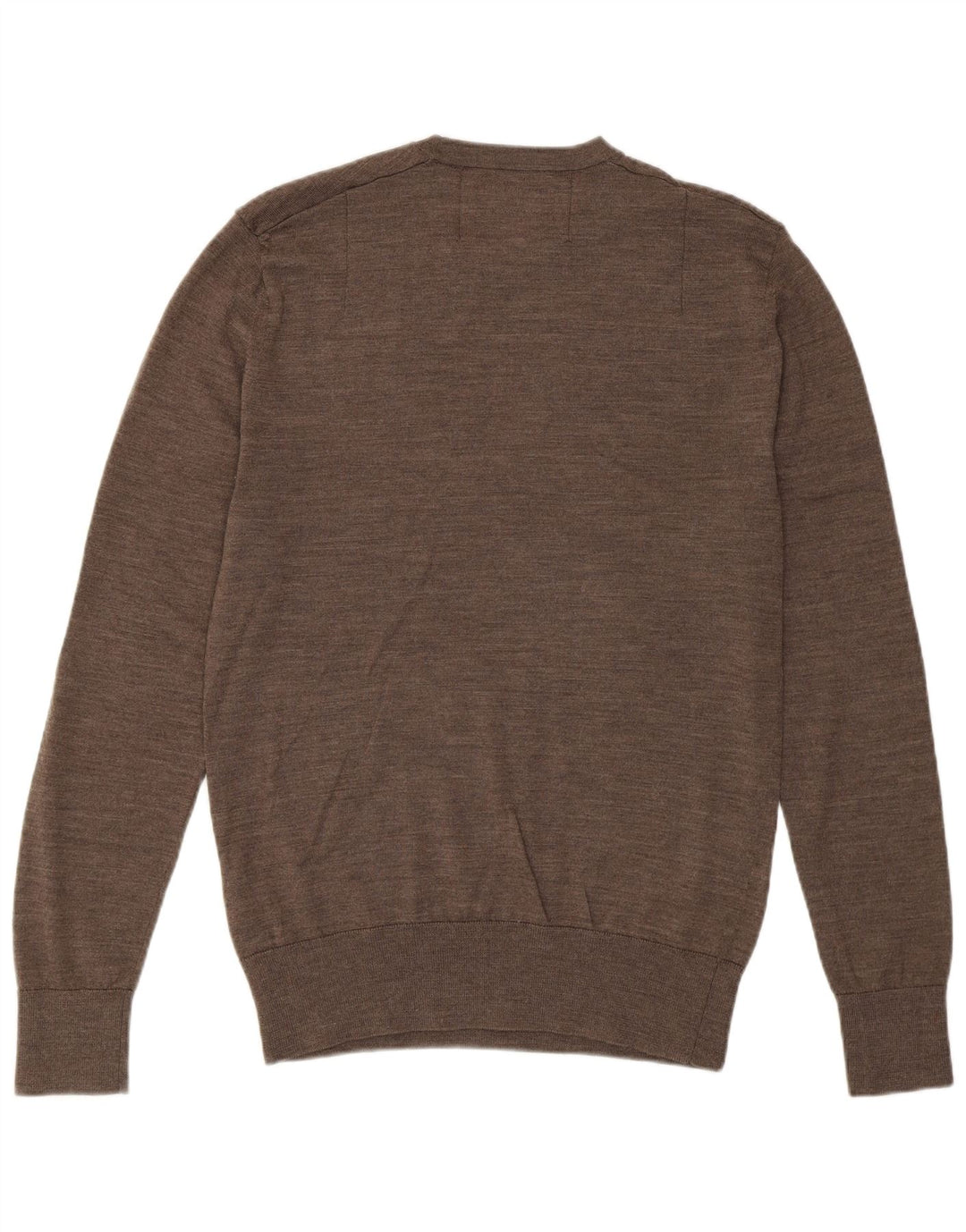 Ανδρικό πουλόβερ All Saints Crew Neck Jumper Μαλλί μερινό σε μεσαίο καφέ