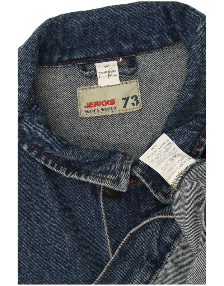 Jeaxxs Ανδρικό Τζιν Μπουφάν IT 60/62 5XL Μπλε Βαμβακερό