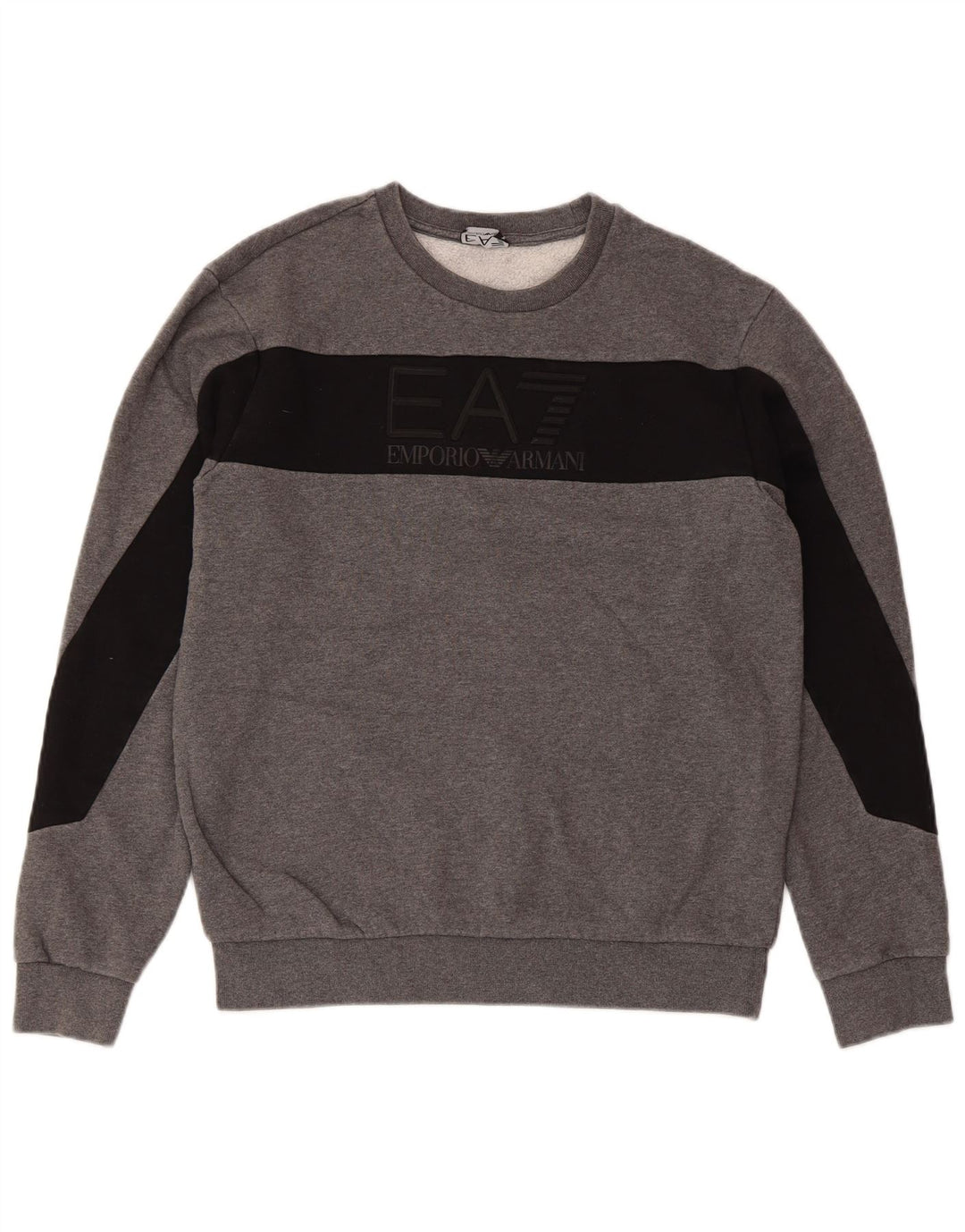EMPORIO ARMANI Γυναικεία φούτερ Jumper UK 14 Medium Grey Colourblock