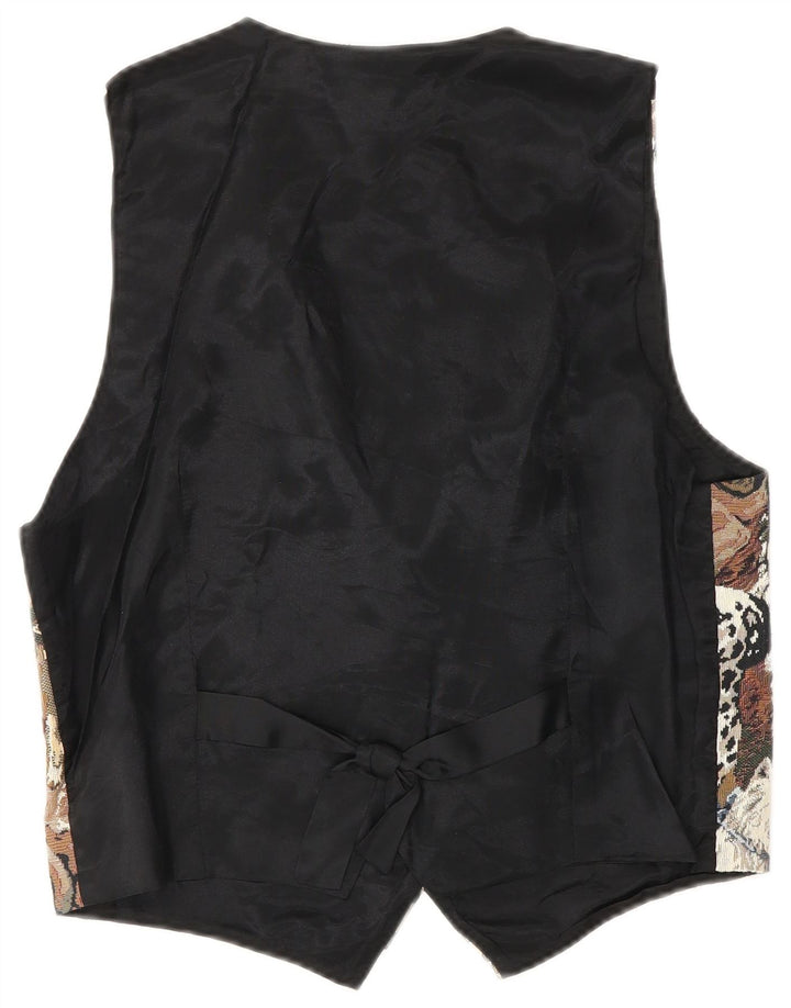 Γυναικείο γιλέκο ORVIS UK 14 μεσαίο πολύχρωμο ζωικό βαμβάκι