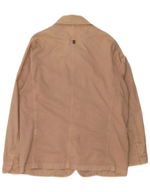 DONDUP Γυναικείο Μπουφάν Bomber IT 52 2XL Μπεζ Βαμβακερό