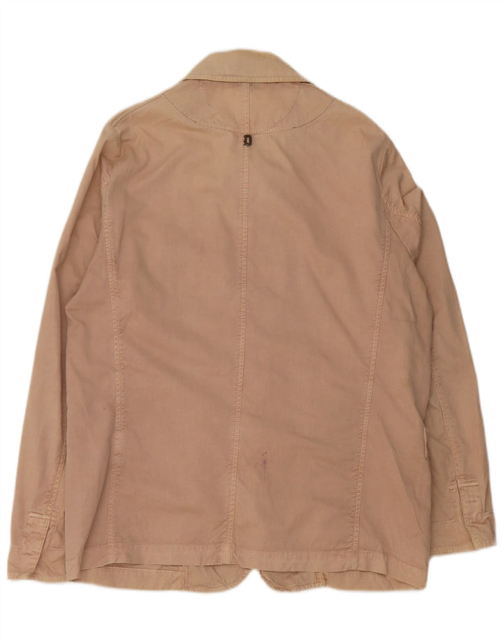 DONDUP Γυναικείο Μπουφάν Bomber IT 52 2XL Μπεζ Βαμβακερό