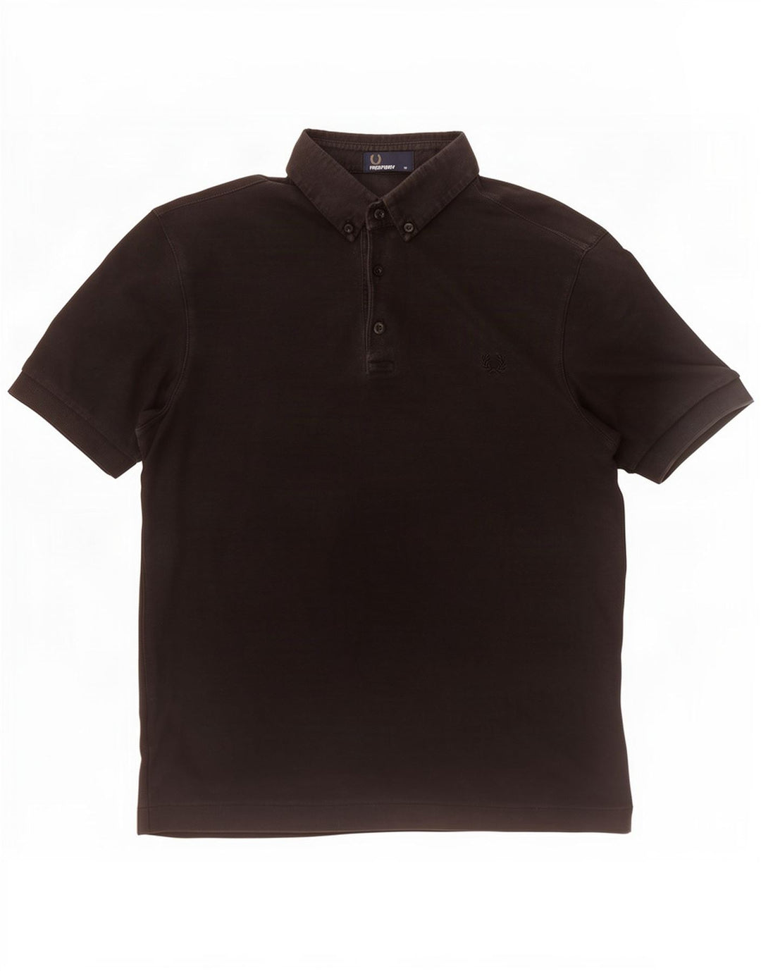 Fred Perry Ανδρικό Πόλο Μπλουζάκι Μεσαίο Μαύρο Βαμβακερό