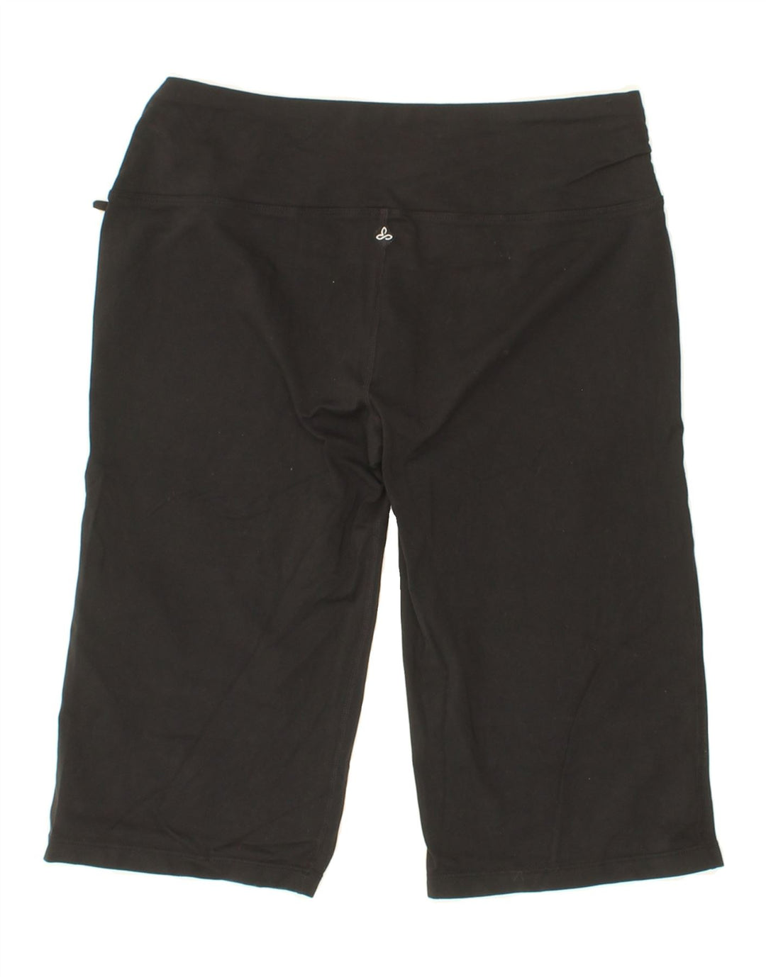 PRANA Womens Bermuda Sport Shorts UK 14 Medium  Black Vintage Prana and Second-Hand Prana from Messina Hembry 