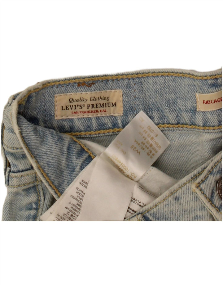 Γυναικείο τζιν σορτς Levi's Ribcage Bermuda W25 XS Μπλε βαμβακερό