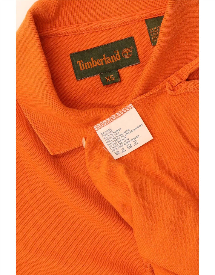 Ανδρικό πουκάμισο πόλο Timberland XS πορτοκαλί βαμβακερό