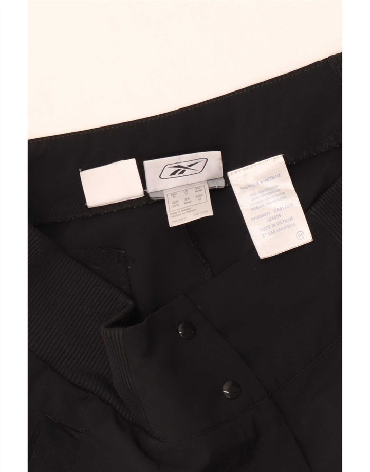 Γυναικεία βερμούδα Reebok UK 12 Medium W30 Μαύρο Πολυεστέρας