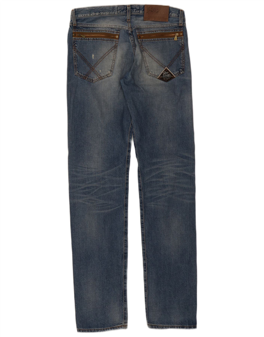 ROY ROGERS Γυναικεία Seven Bell Slim Jeans IT 46 Large W32 L35 Blue Cotton