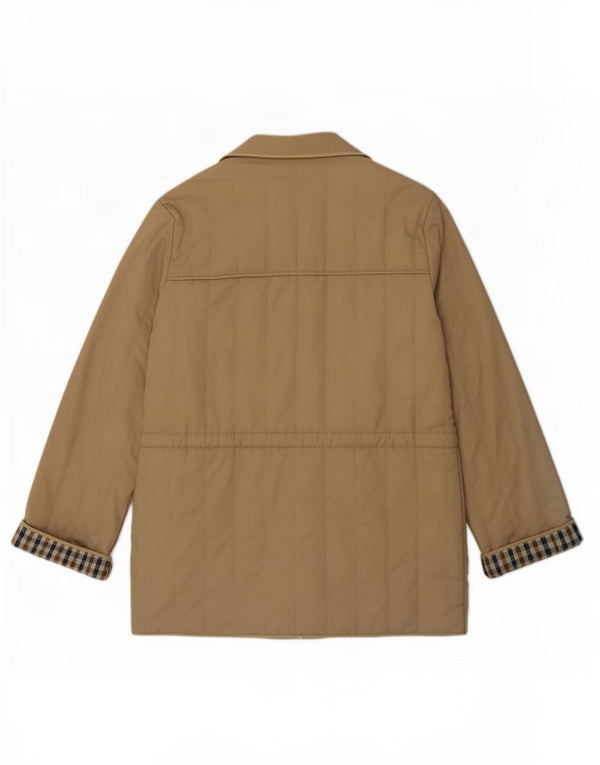Aquascutum Γυναικείο παλτό μεγάλου μεγέθους UK 16 Large Beige Polyester