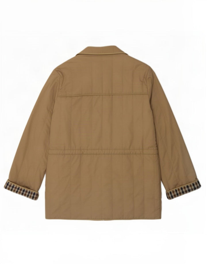 Aquascutum Γυναικείο παλτό μεγάλου μεγέθους UK 16 Large Beige Polyester