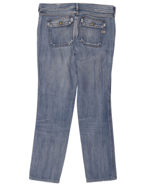 Diesel Womens Distressed Slim Jeans W30 L29 Blue Cotton