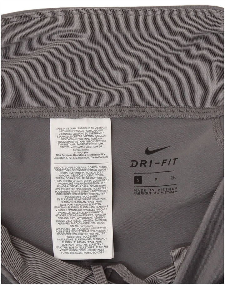 Γυναικεία κολάν Nike Dri Fit Capri UK 10 Small Grey Polyester