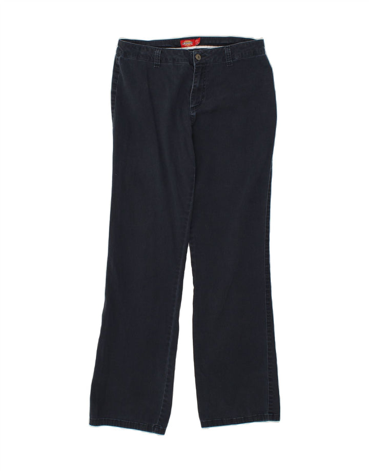 DICKIES Womens Bootcut Chino Trousers US 11 Medium W30 L30 Navy Blue Vintage Dickies and Second-Hand Dickies from Messina Hembry 