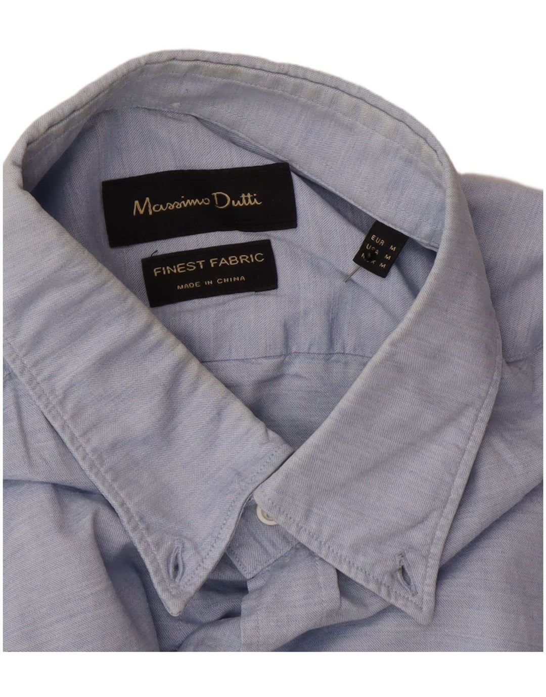 Ανδρικό πουκάμισο Massimo Dutti, μεσαίο μπλε