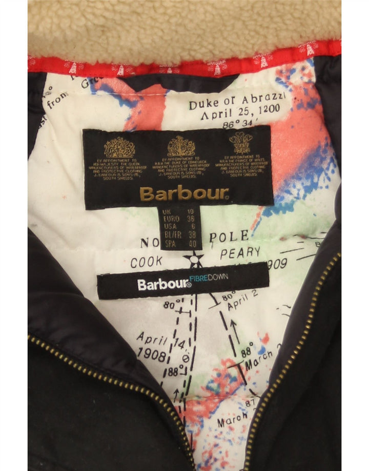 Barbour Γυναικείο παλτό με κουκούλα Oversized padded UK 10 Small Black