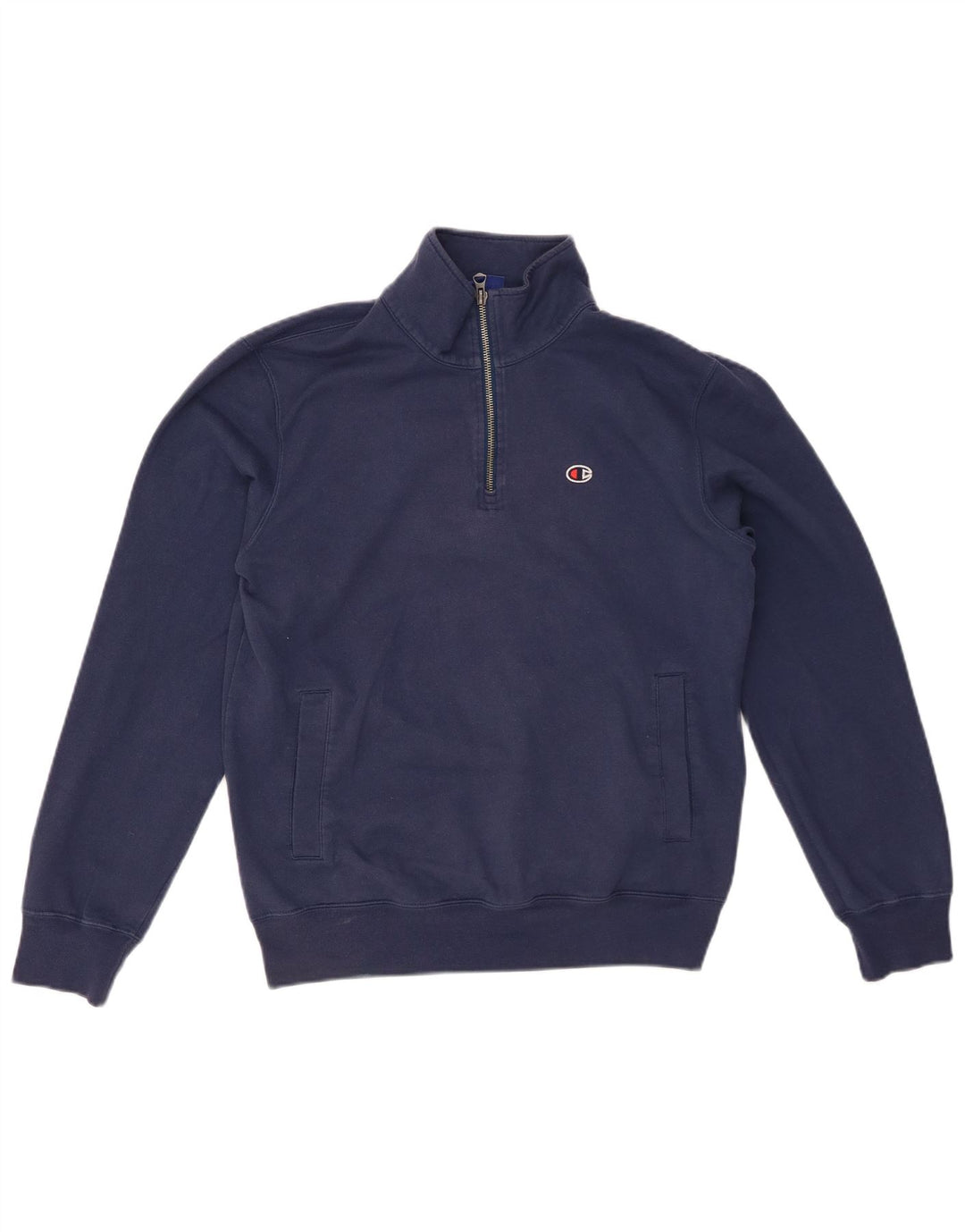 CHAMPION Ανδρικό φούτερ με φερμουάρ, Jumper Μικρό Navy Blue Polyester