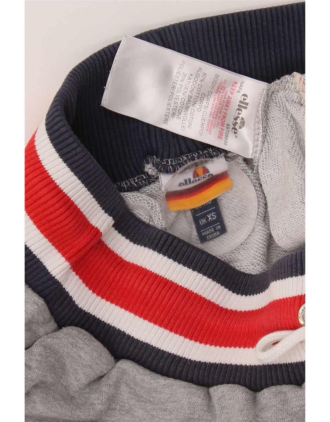 Ανδρικό γραφικό αθλητικό σορτς Ellesse XS Γκρι βαμβακερό
