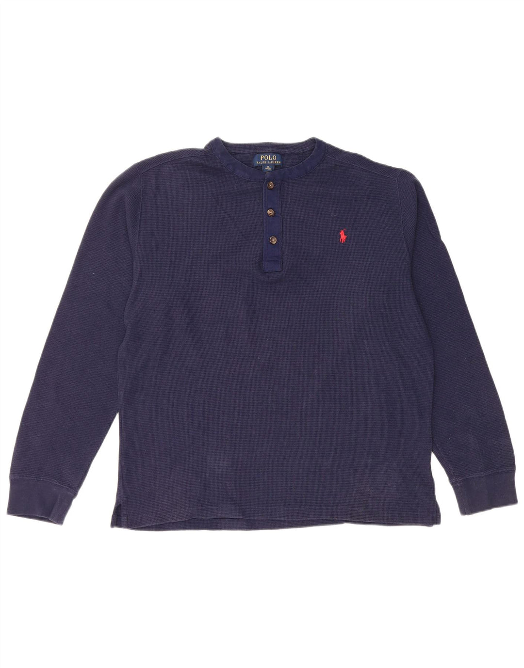 POLO RALPH LAUREN Μακρυμάνικο για αγόρια 15-16 ετών XL Navy Blue βαμβακερό