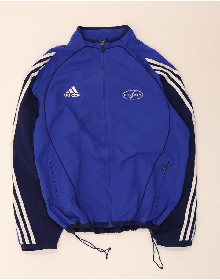 Ανδρική φόρμα γυμναστικής Adidas Top Jacket UK 40/42 Medium Blue Colourblock