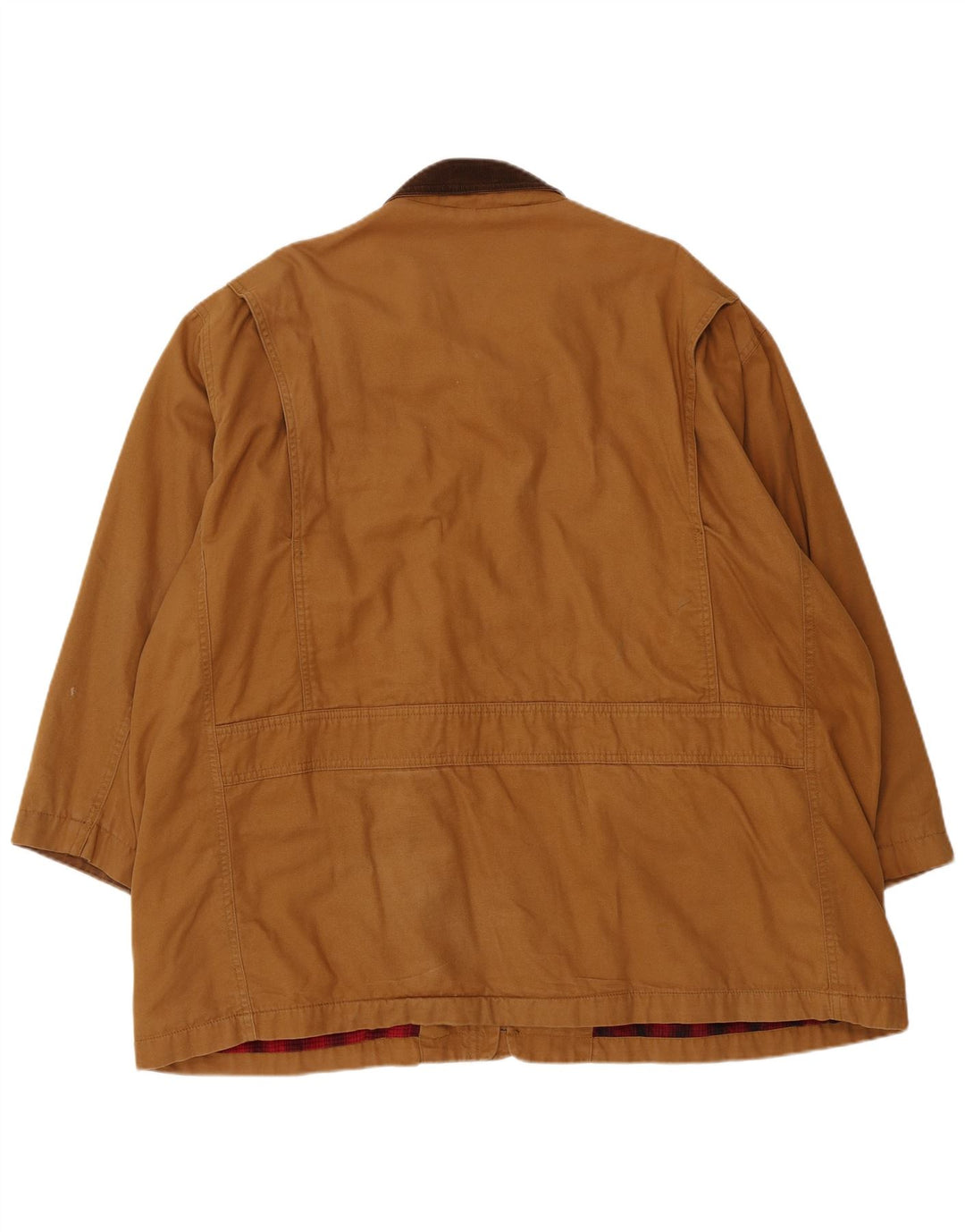 Orvis Mens Utility Jacket UK 44 2XL Καφέ Βαμβακερό