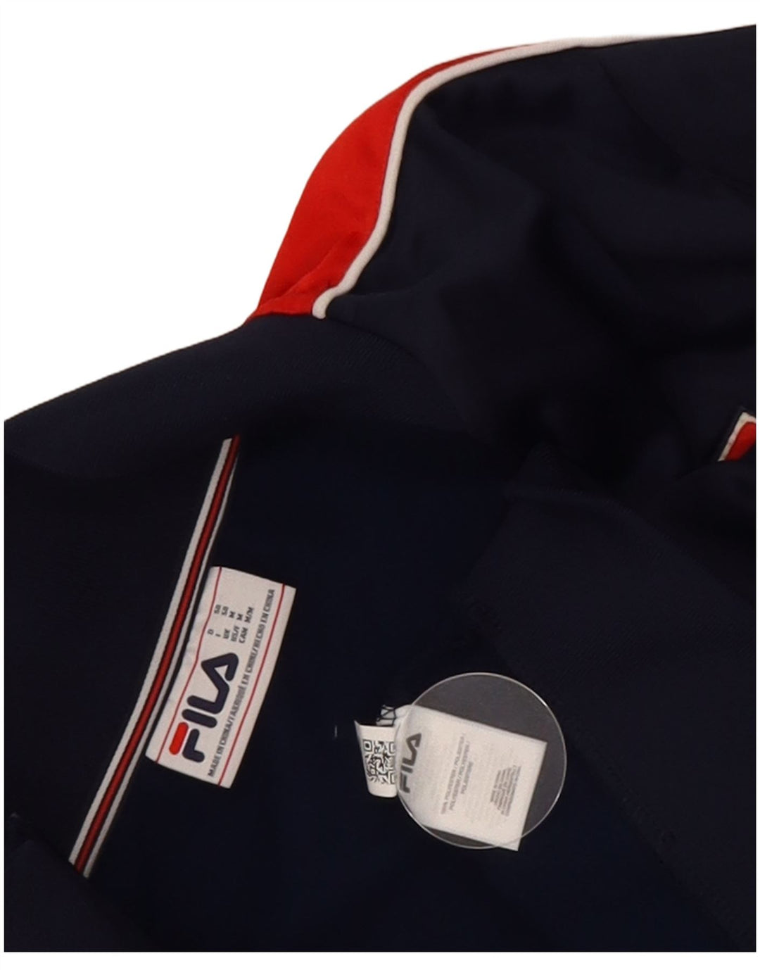 Ανδρική φόρμα γραφικής φόρμας Fila Top Jacket Medium Navy Blue Colourblock