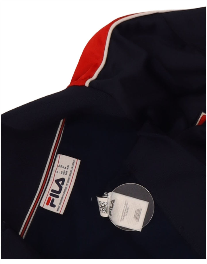 Ανδρική φόρμα γραφικής φόρμας Fila Top Jacket Medium Navy Blue Colourblock