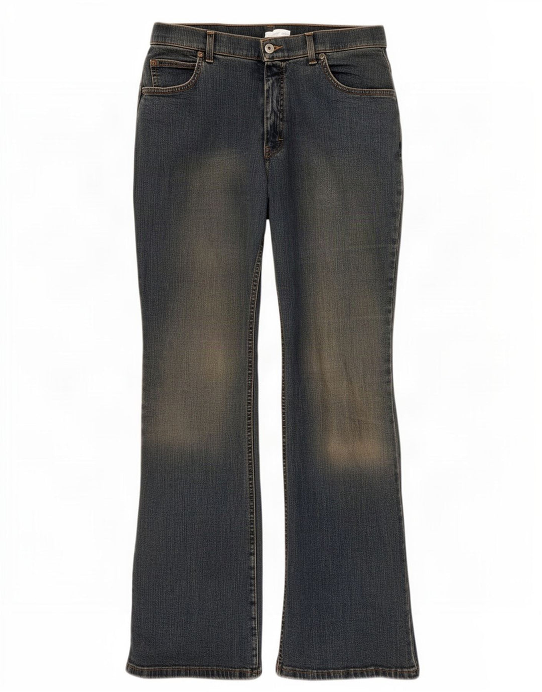 Marks & Spencer Γυναικεία Bootcut Jeans UK 16 Large W32 L31 Blue Cotton