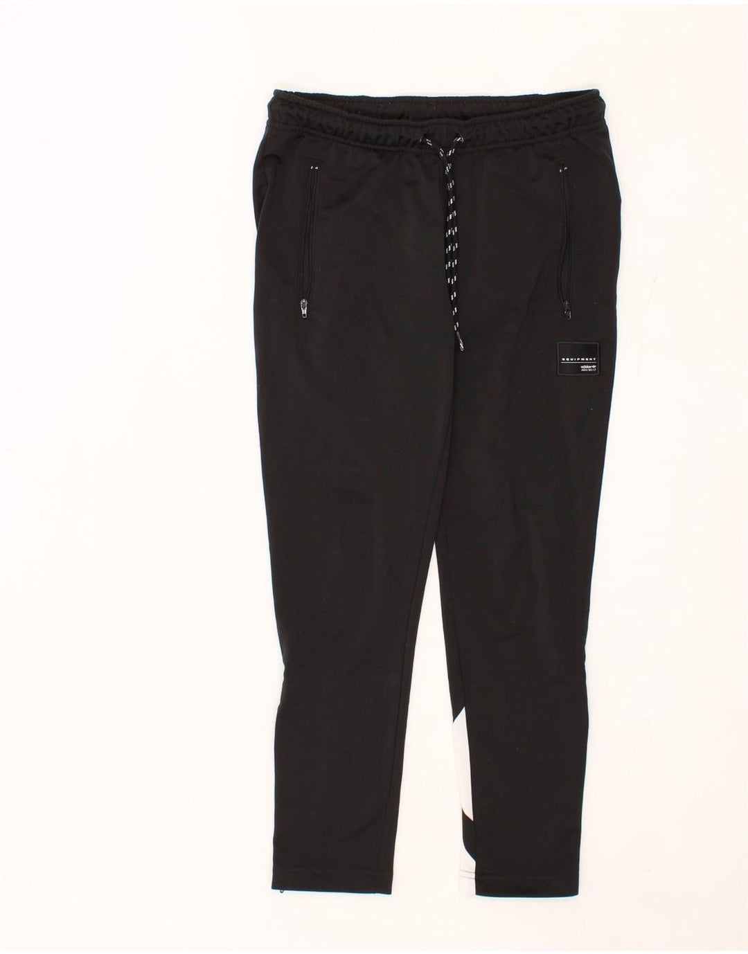 ADIDAS Womens Tracksuit Trousers UK 8 Small Black Polyester Vintage Adidas and Second-Hand Adidas from Messina Hembry 