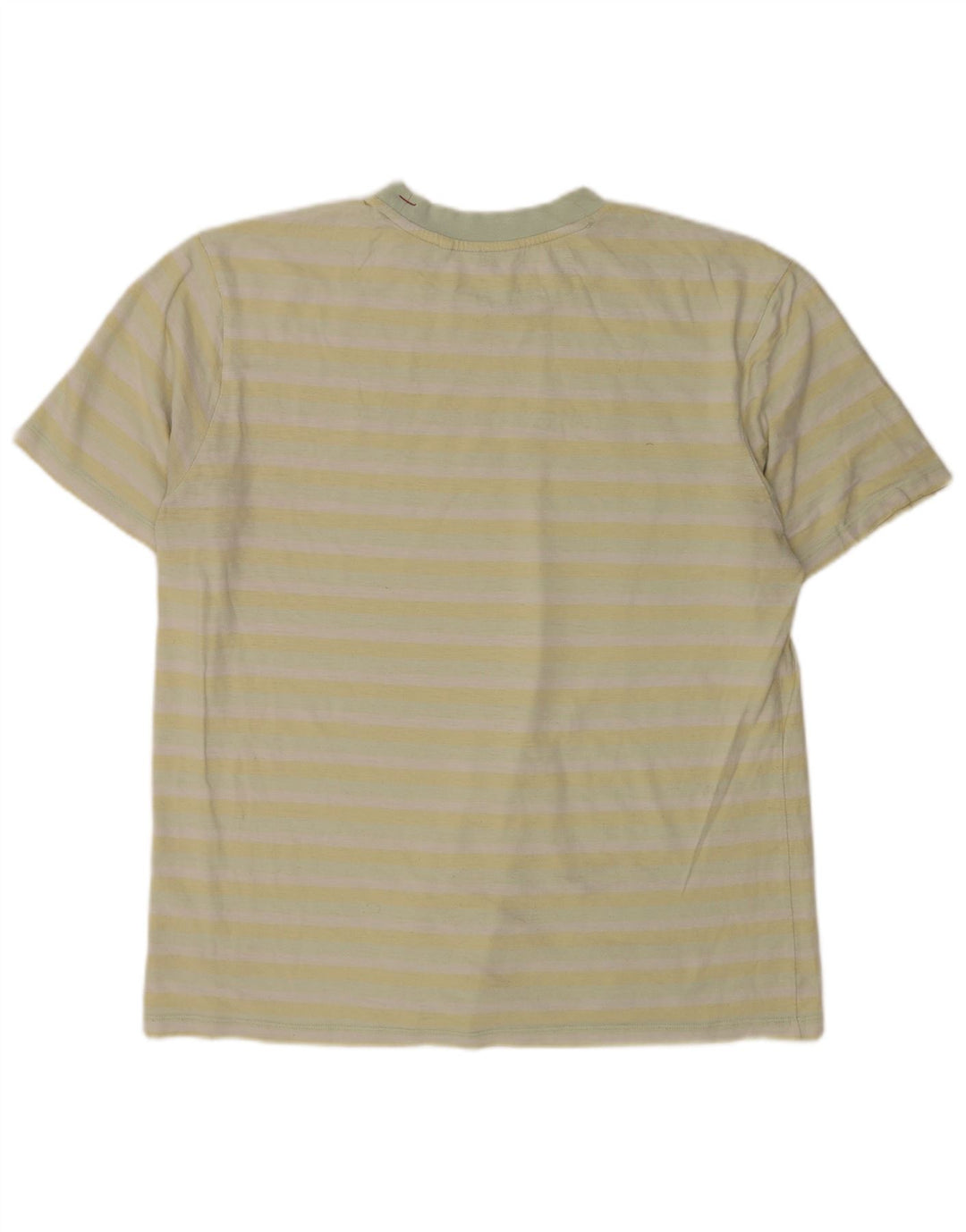 Ανδρικό γραφικό μπλουζάκι Guess Top μεγάλο κίτρινο ριγέ
