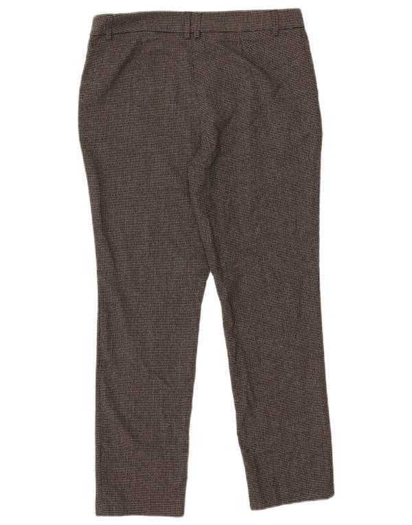 Marks & Spencer Womens Casual Trousers UK 12 Medium W30 L26 Brown