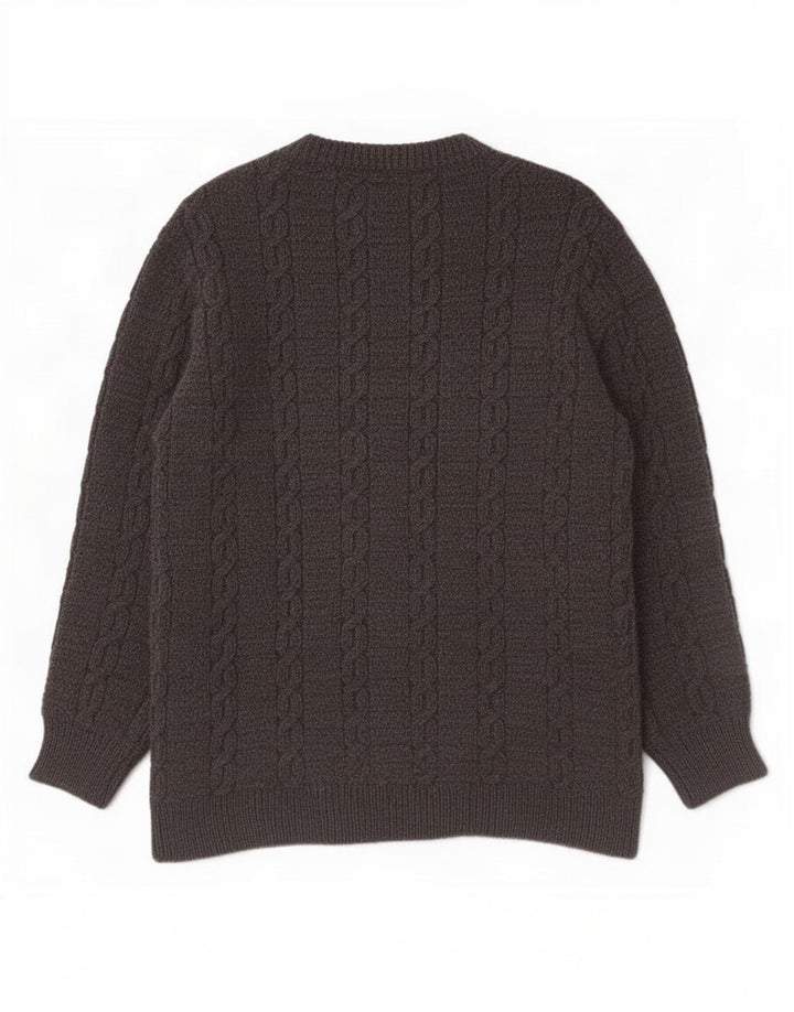 Ανδρικό πουλόβερ Dunnes Stores Boat Neck Jumper Μεγάλο Γκρι Μαλλί