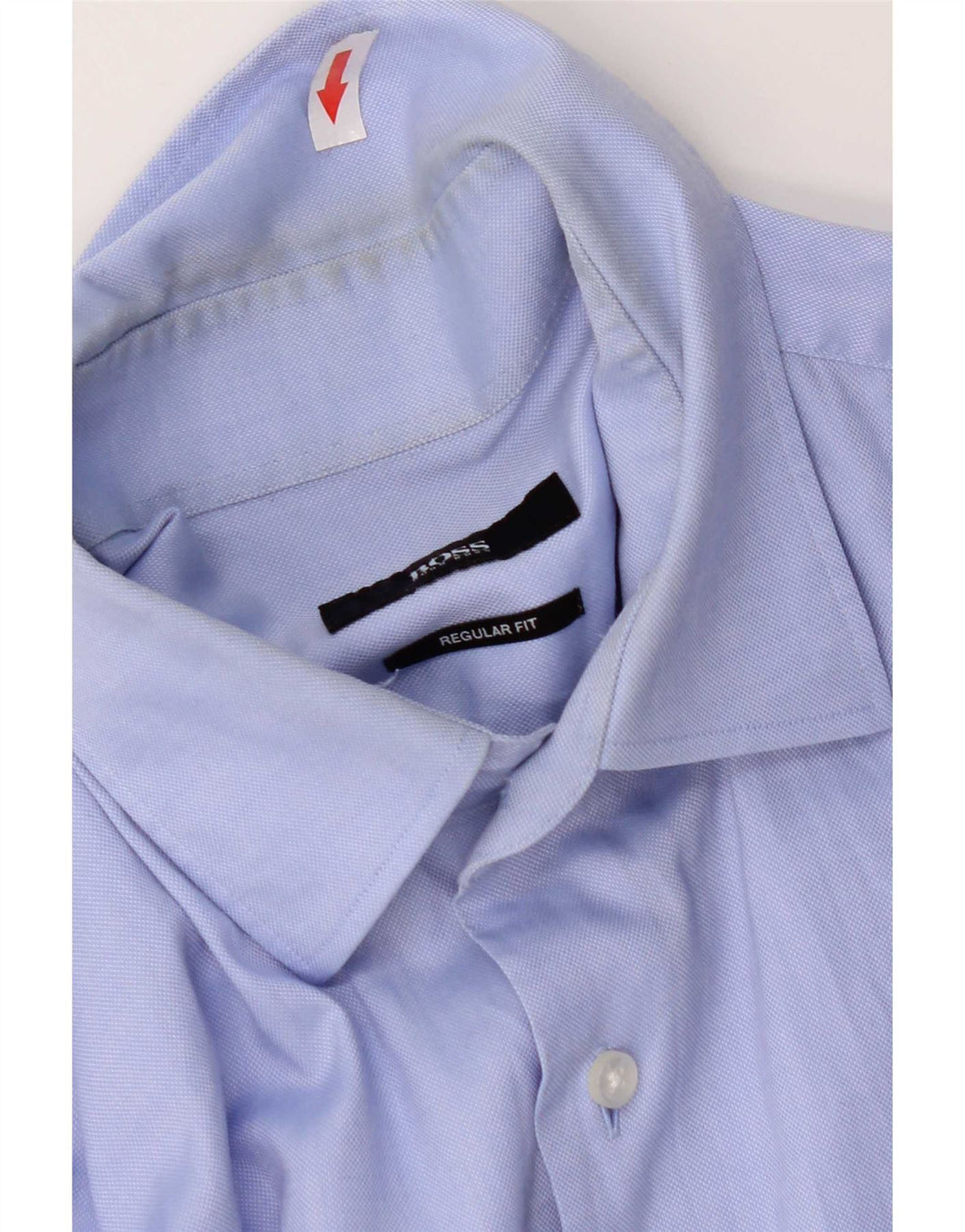 Ανδρικό πουκάμισο Hugo Boss Regular Fit Μέγεθος 39 Μεσαίο μπλε βαμβακερό