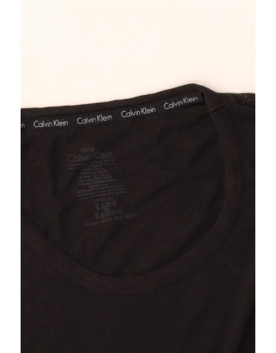 Ανδρικό T-Shirt Calvin Klein Top Μεσαίο Μαύρο