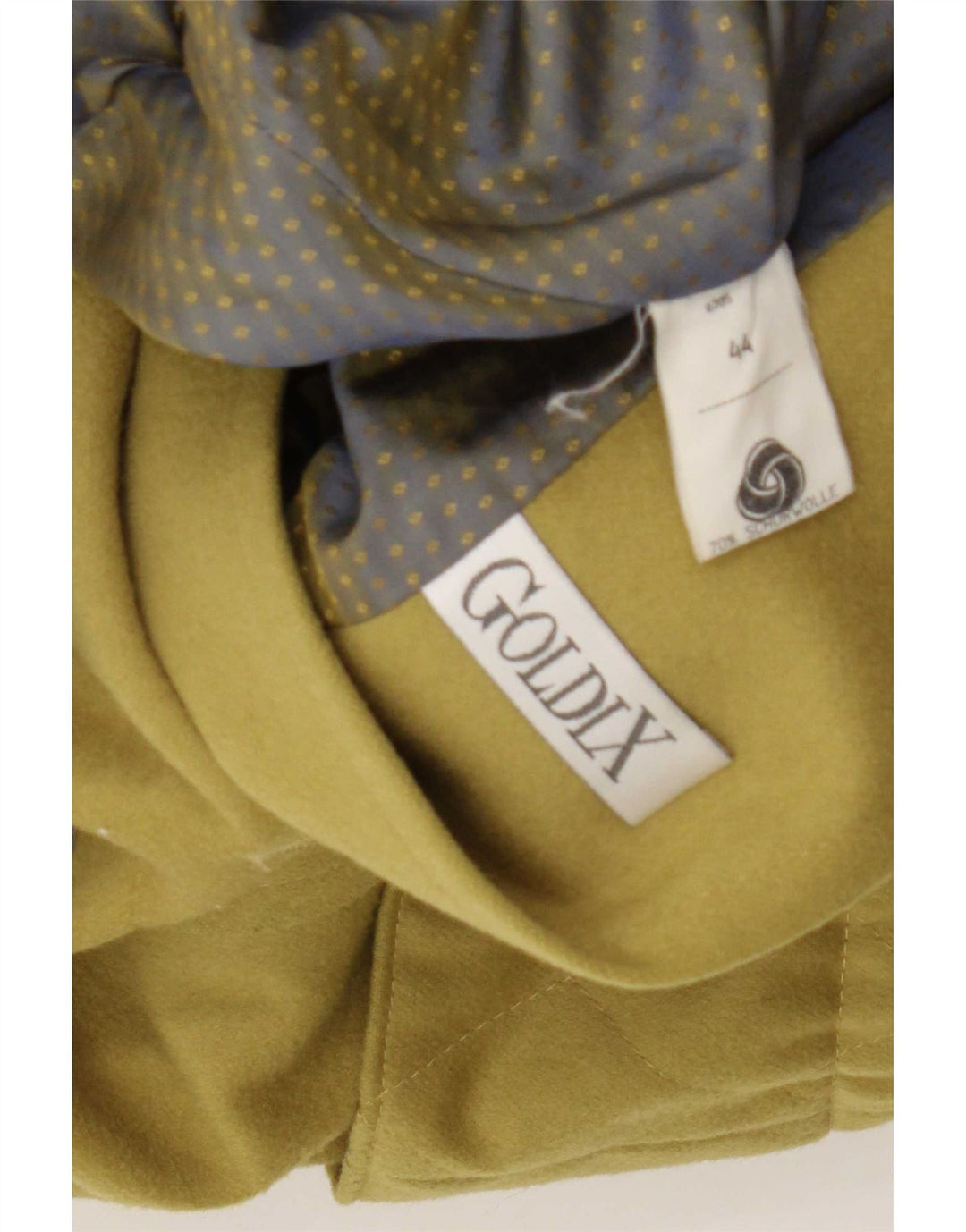 Γυναικείο Παλτό Goldix Oversized IT 44 Μέτριο Πράσινο Παρθένο Μαλλί