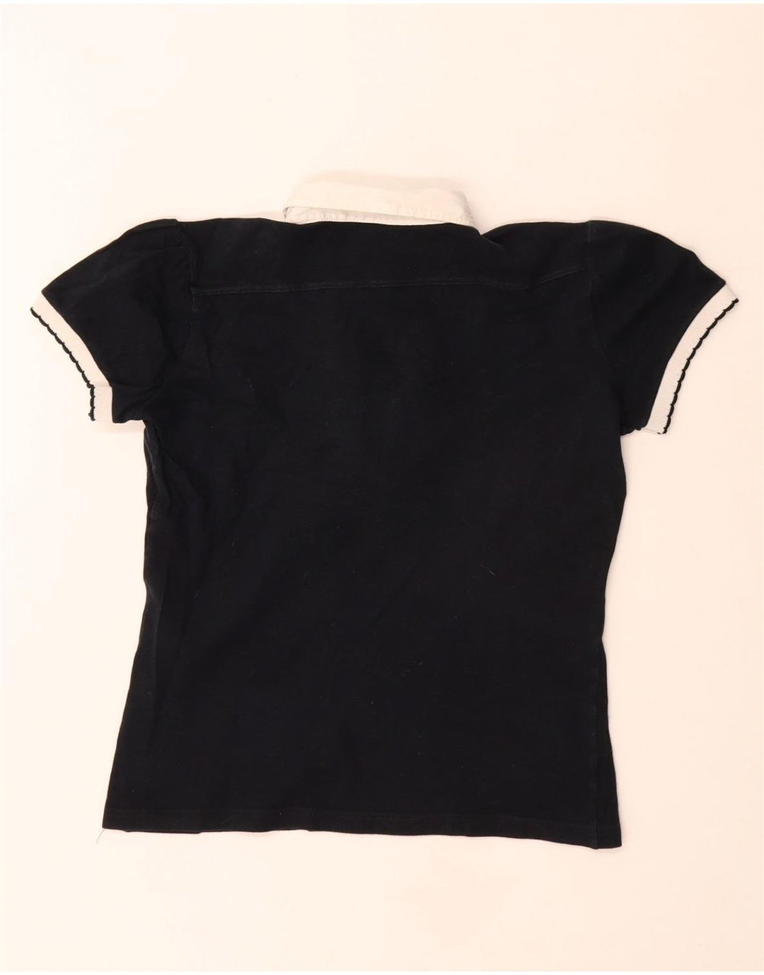 Fred Perry γυναικείο μπλουζάκι ράγκμπι πόλο UK 12 μεσαίο ναυτικό βαμβακερό